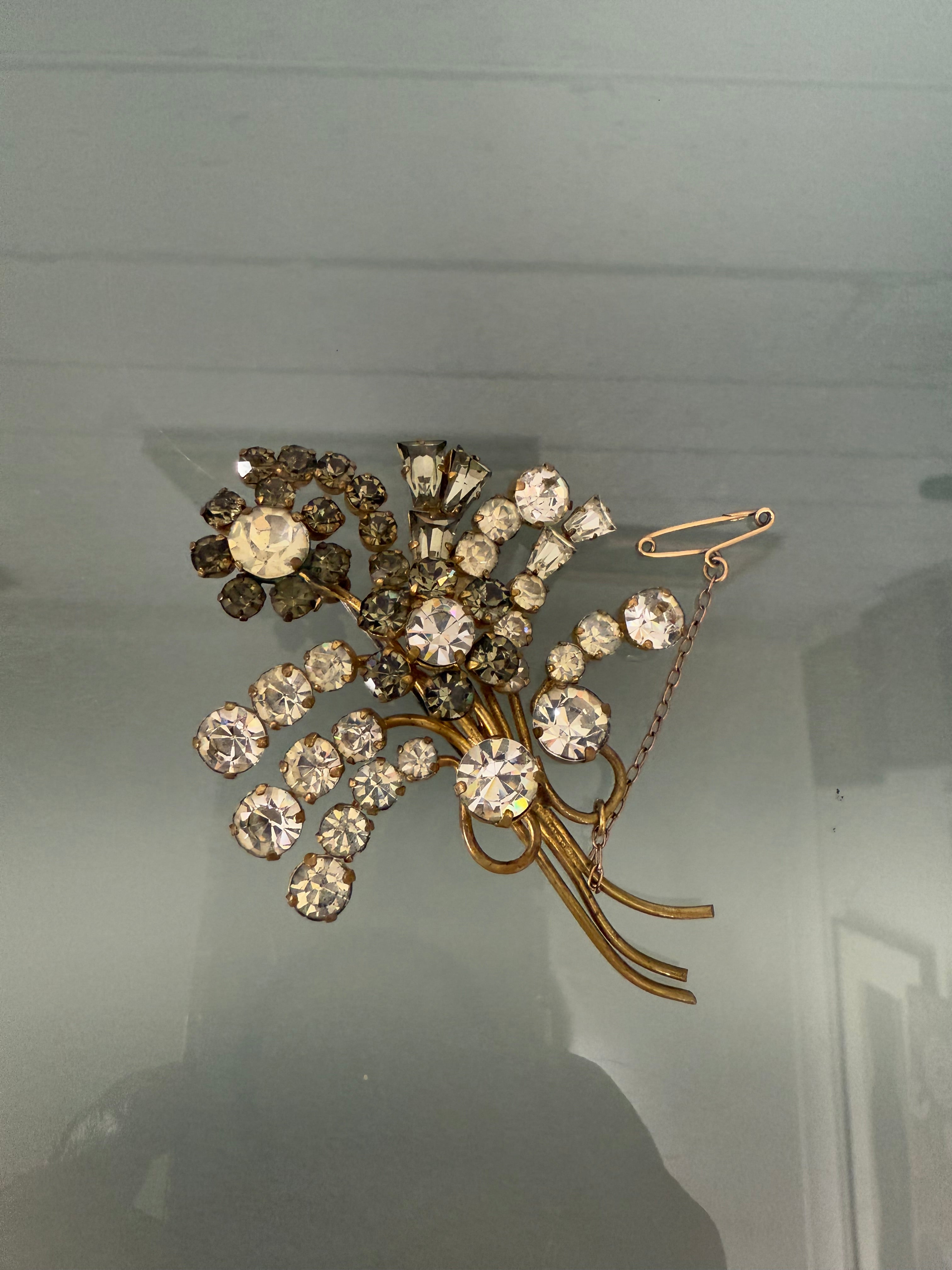 Vintage Sparkling Rhinestone Brooch | Antique & Vintage | Moonee Ponds Antiques | Australia Wide