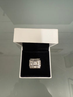 Impressive Vintage Silver (925) & White Stone Ring | Antique & Vintage | Moonee Ponds Antiques | Australia Wide Delivery