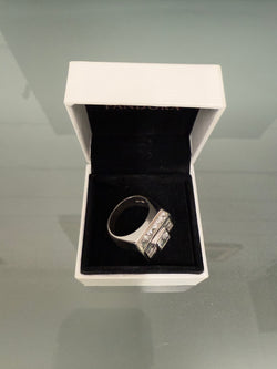 Impressive Vintage Silver (925) & White Stone Ring | Antique & Vintage | Moonee Ponds Antiques | Australia Wide Delivery