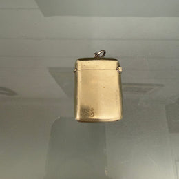 Victorian Vesta Case Robert Burns A/F Lid Detaches