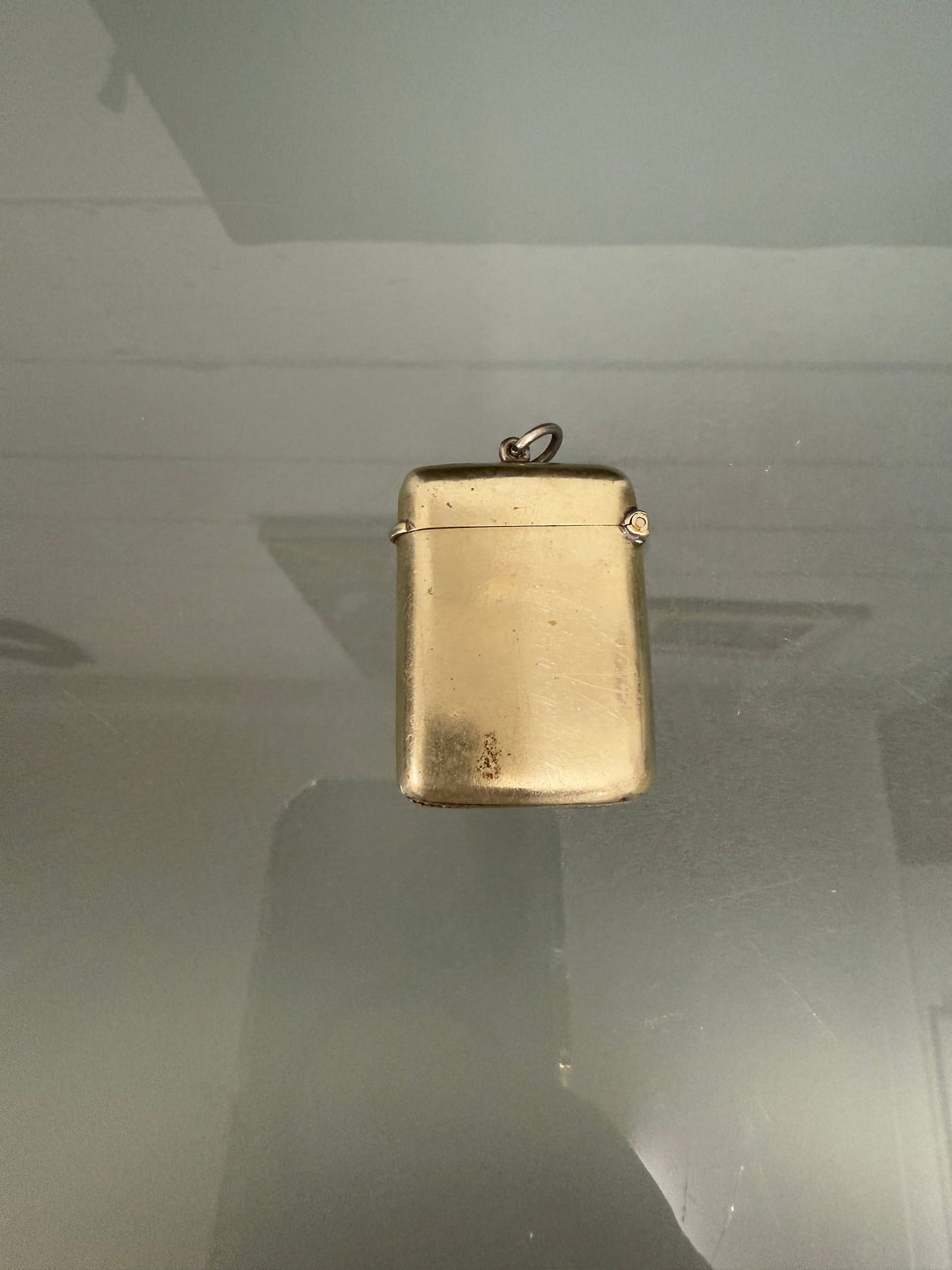 Victorian Vesta Case Robert Burns A/F Lid Detaches