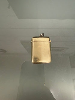 Victorian Vesta Case Robert Burns A/F Lid Detaches | Antique & Vintage | Moonee Ponds Antiques | Australia Wide Delivery