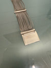 Very Impressive Heavy Silver Bracelet with Square Detail | Antique & Vintage | Moonee Ponds Antiques | Australia Wide Delivery