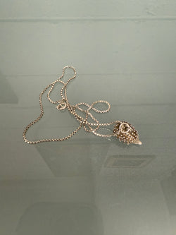 Vintage Sterling Silver Chain & Porcupine Pendant | Antique & Vintage | Moonee Ponds Antiques | Australia Wide Delivery