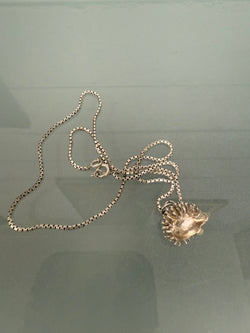 Vintage Sterling Silver Chain & Porcupine Pendant | Antique & Vintage | Moonee Ponds Antiques | Australia Wide Delivery