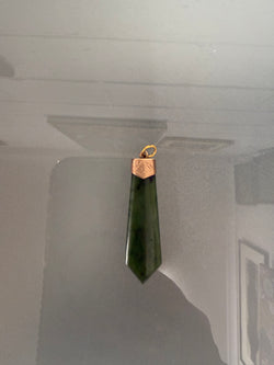 Edwardian 9 Carat Gold & Nephrite Jade Pendant | Antique & Vintage | Moonee Ponds Antiques | Australia Wide Delivery
