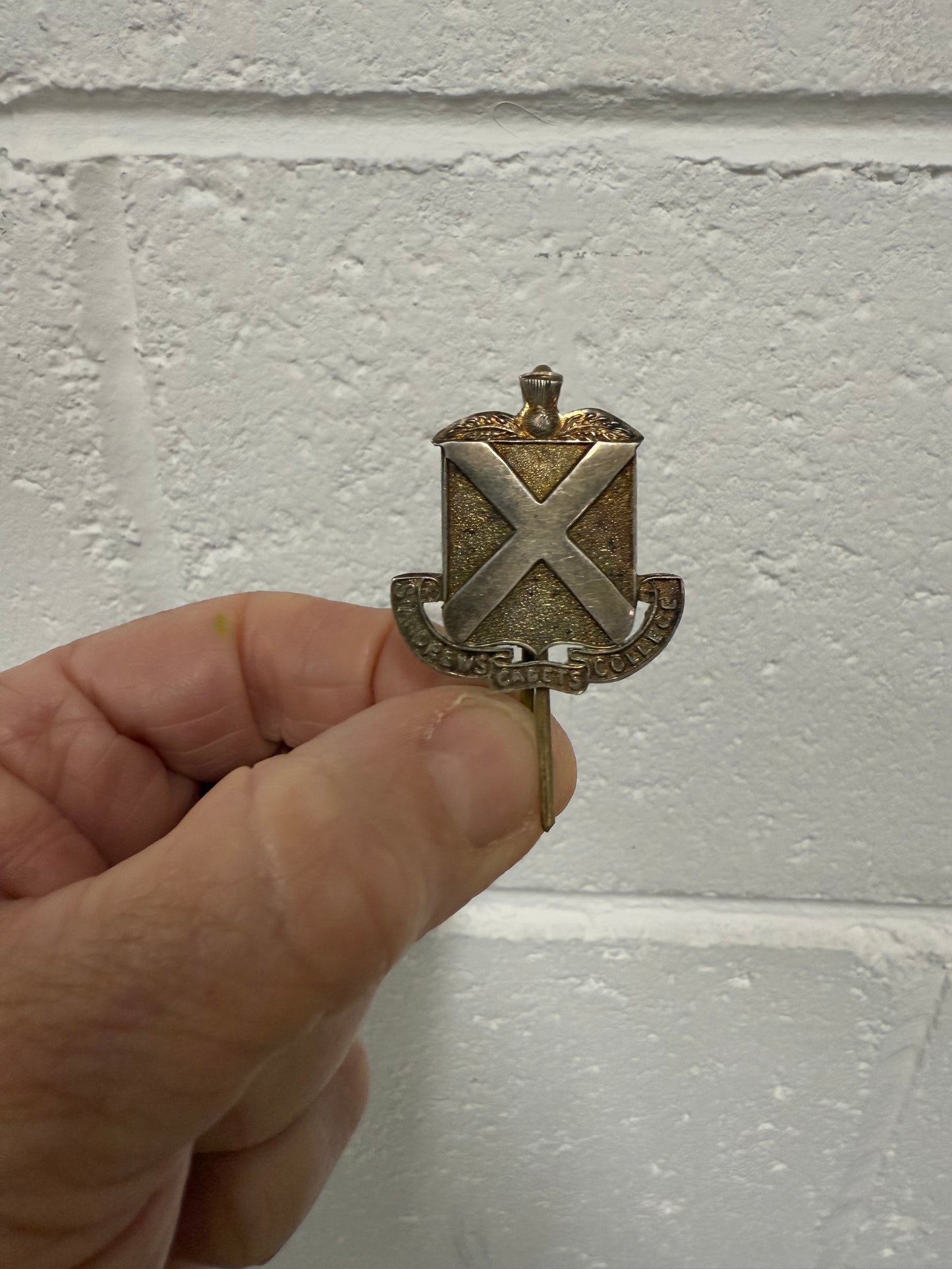 Vintage St. Andrews Cadets College Lapel Badge
