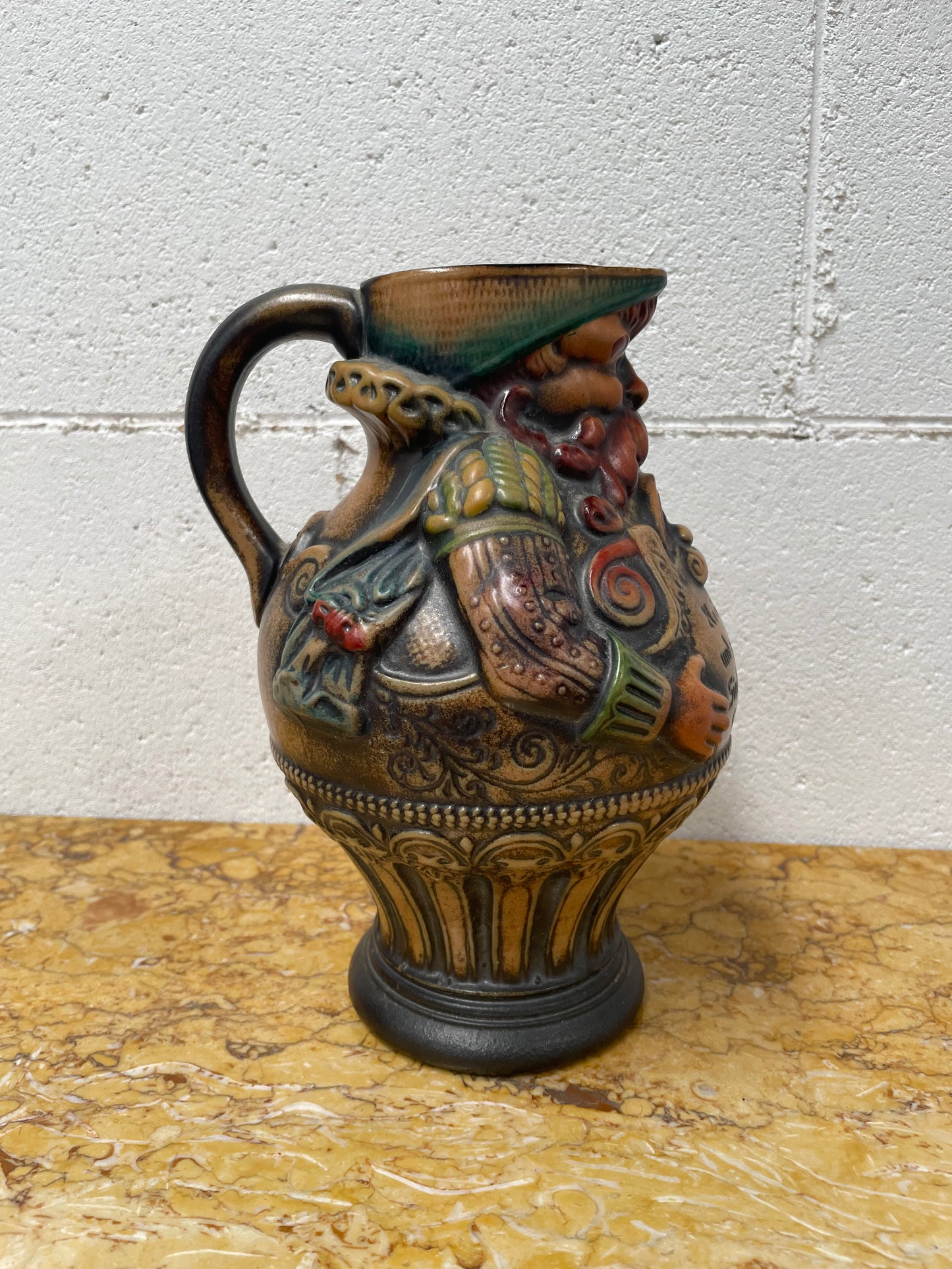 Vintage Beer Stein Pitcher by Gerz W.German