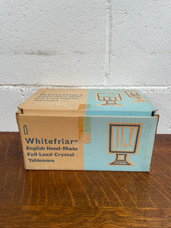 Whitefriars Set of Six Crystal Glasses | Antique & Vintage | Moonee Ponds Antiques | Australia Wide Delivery