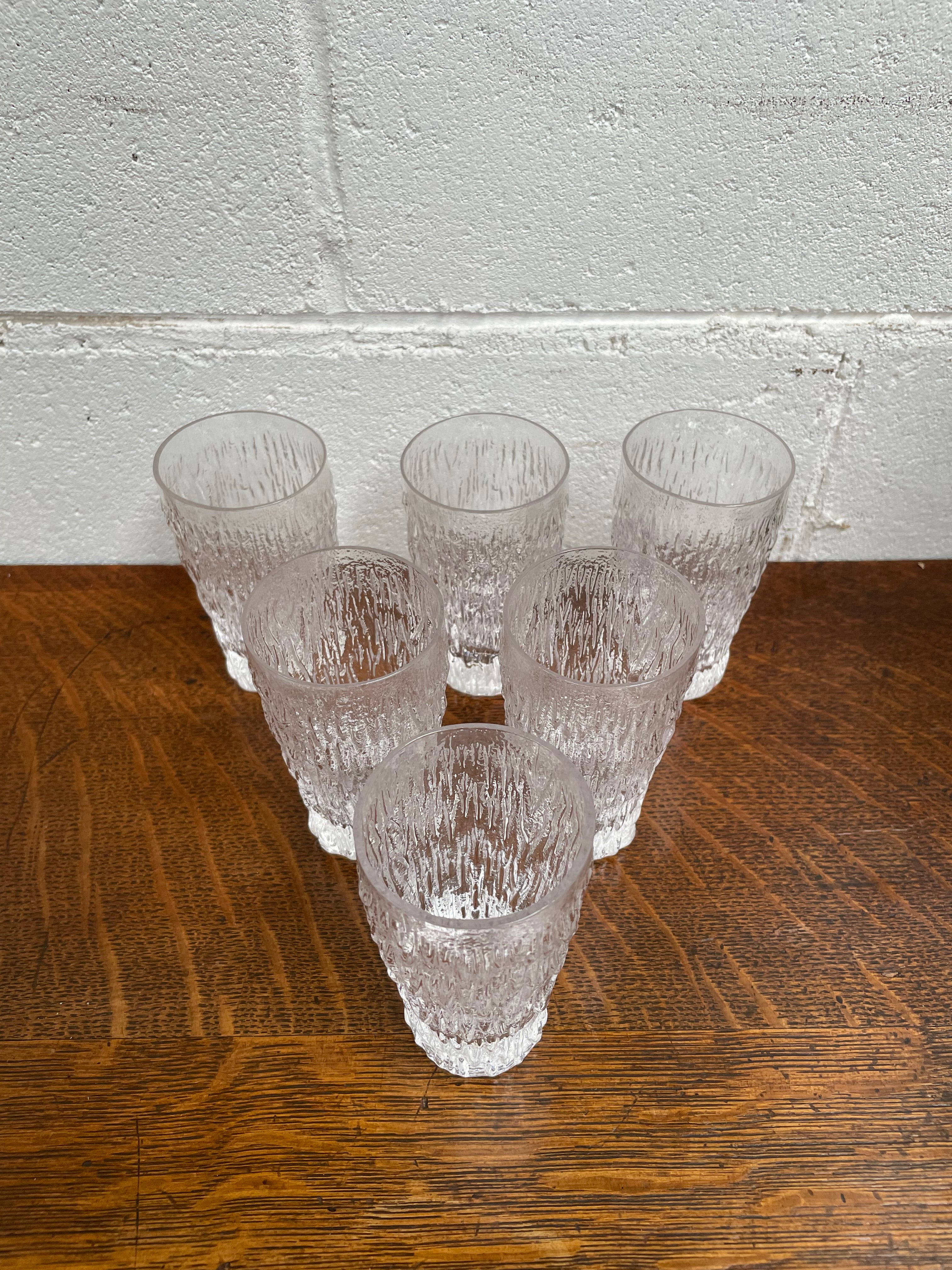 Whitefriars Set of Six Crystal Glasses | Antique & Vintage | Moonee Ponds Antiques | Australia Wide Delivery