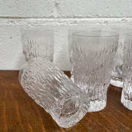 Whitefriars Set of Six Crystal Glasses