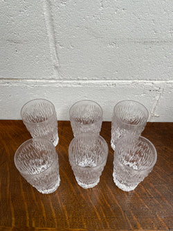 Whitefriars Set of Six Crystal Glasses | Antique & Vintage | Moonee Ponds Antiques | Australia Wide Delivery