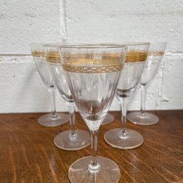 Vintage Set of Six Glasses