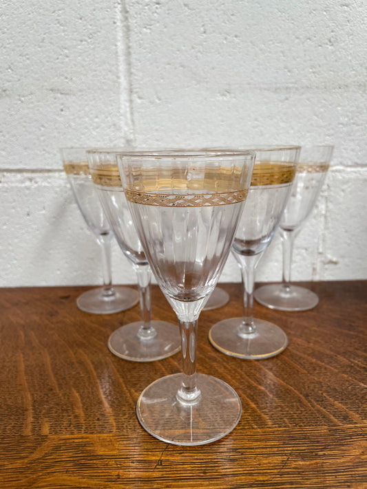 Vintage Set of Six Glasses