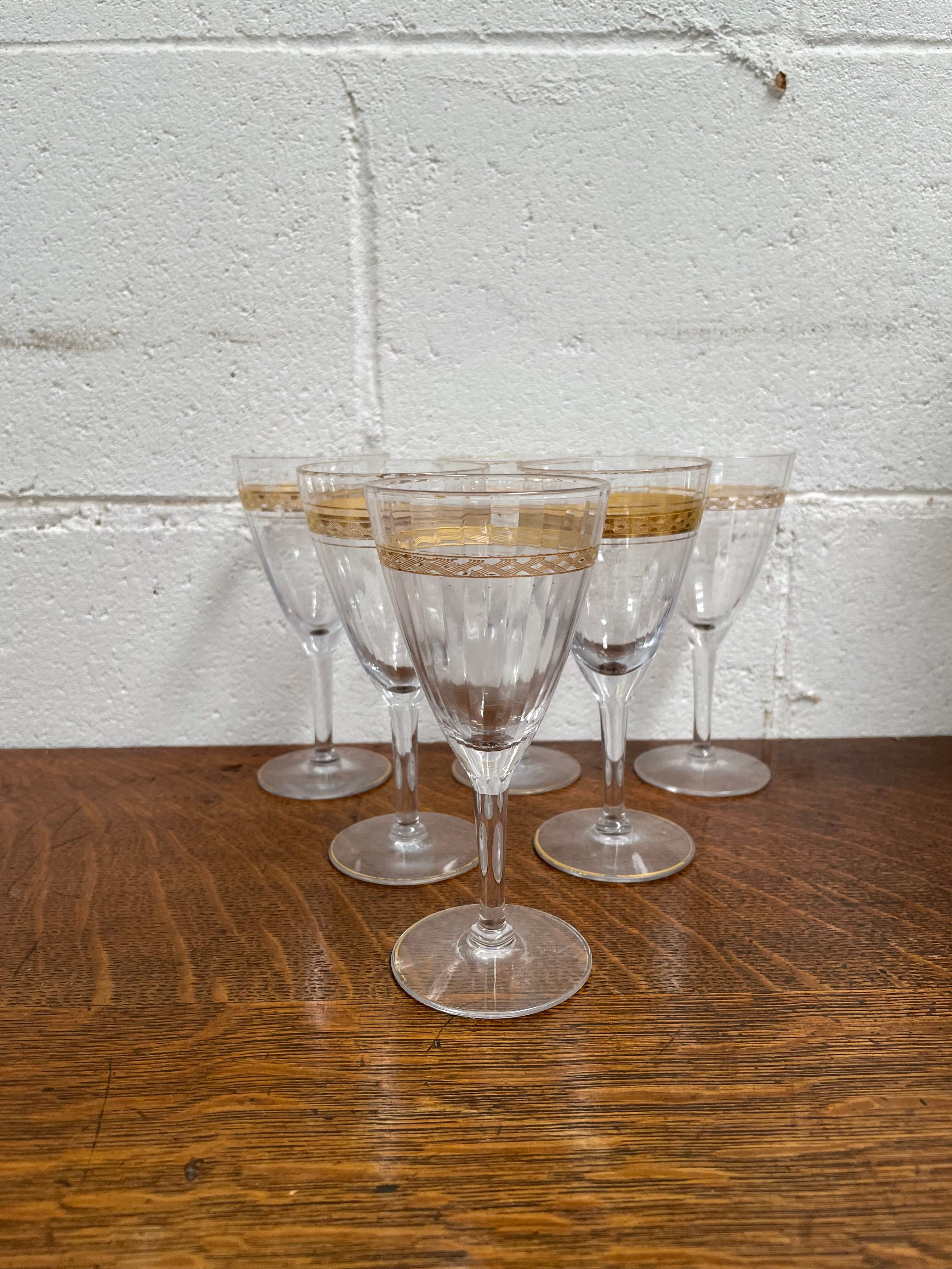 Vintage Set of Six Glasses | Antique & Vintage | Moonee Ponds Antiques | Australia Wide Delivery
