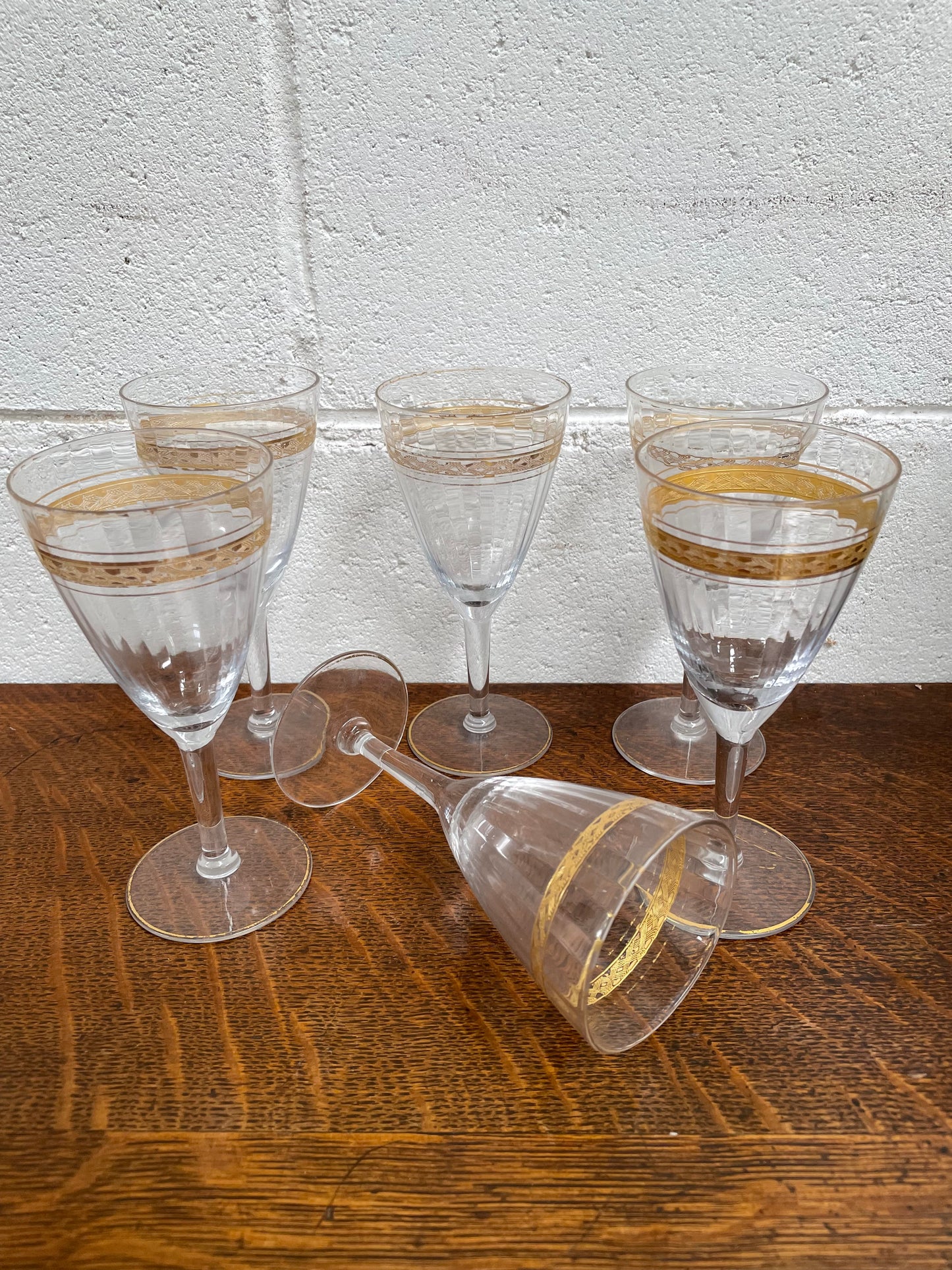 Vintage Set of Six Glasses