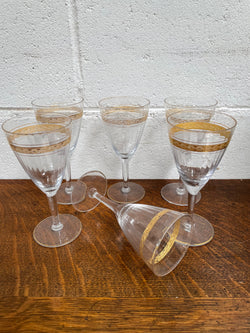 Vintage Set of Six Glasses | Antique & Vintage | Moonee Ponds Antiques | Australia Wide Delivery