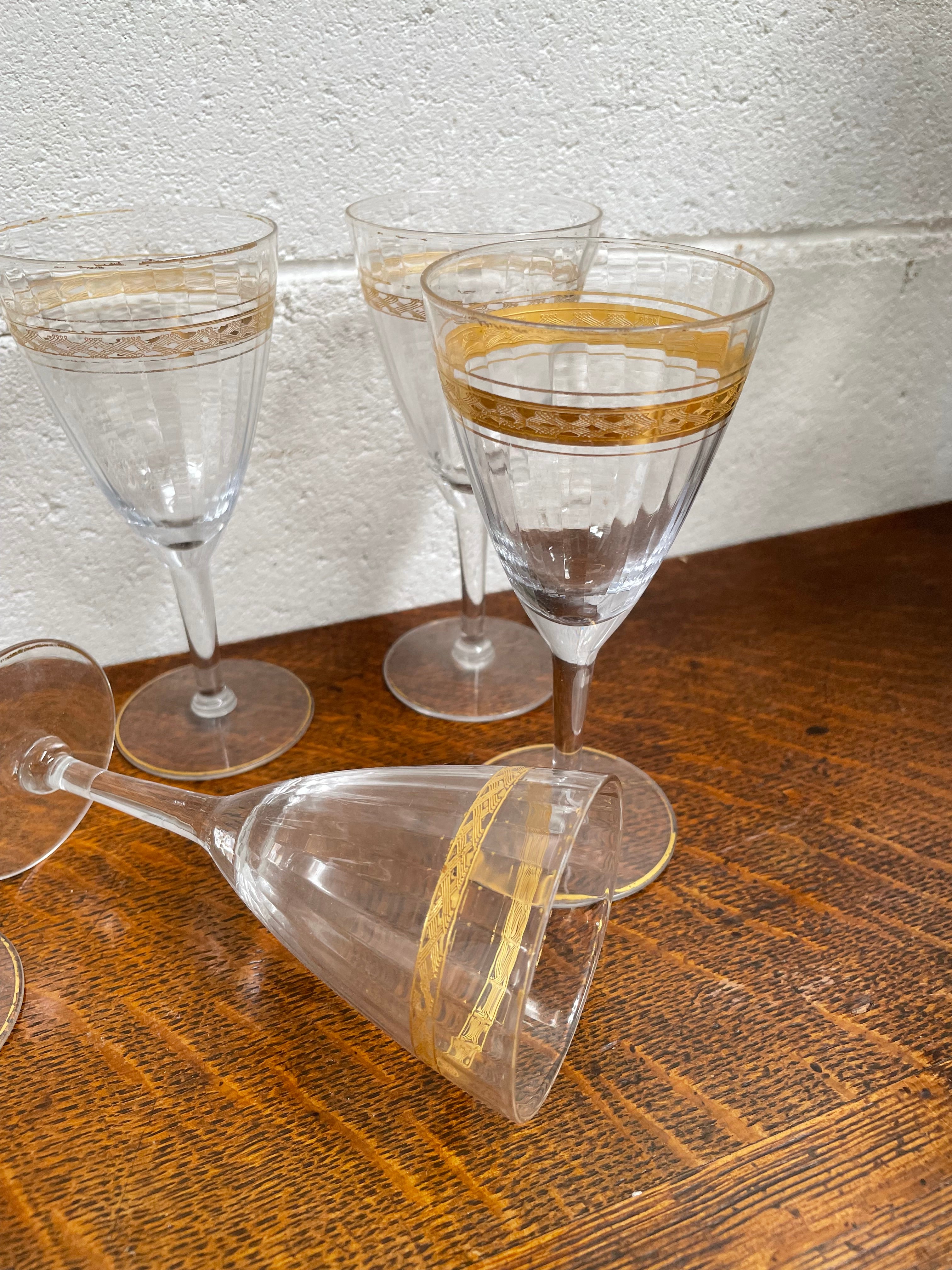 Vintage Set of Six Glasses | Antique & Vintage | Moonee Ponds Antiques | Australia Wide Delivery