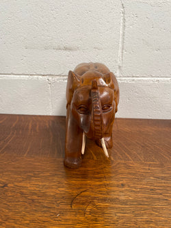 Vintage Teak Elephant Statue | Antique & Vintage | Moonee Ponds Antiques | Australia Wide Delivery