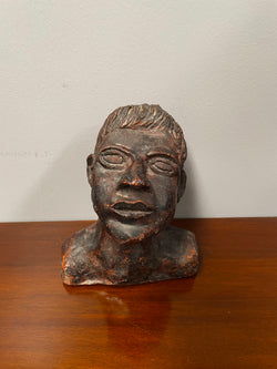 Superb Vintage Hand Sculptured Terracotta Bust | Antique & Vintage | Moonee Ponds Antiques | Australia Wide Delivery