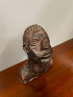 Superb Vintage Hand Sculptured Terracotta Bust | Antique & Vintage | Moonee Ponds Antiques | Australia Wide Delivery