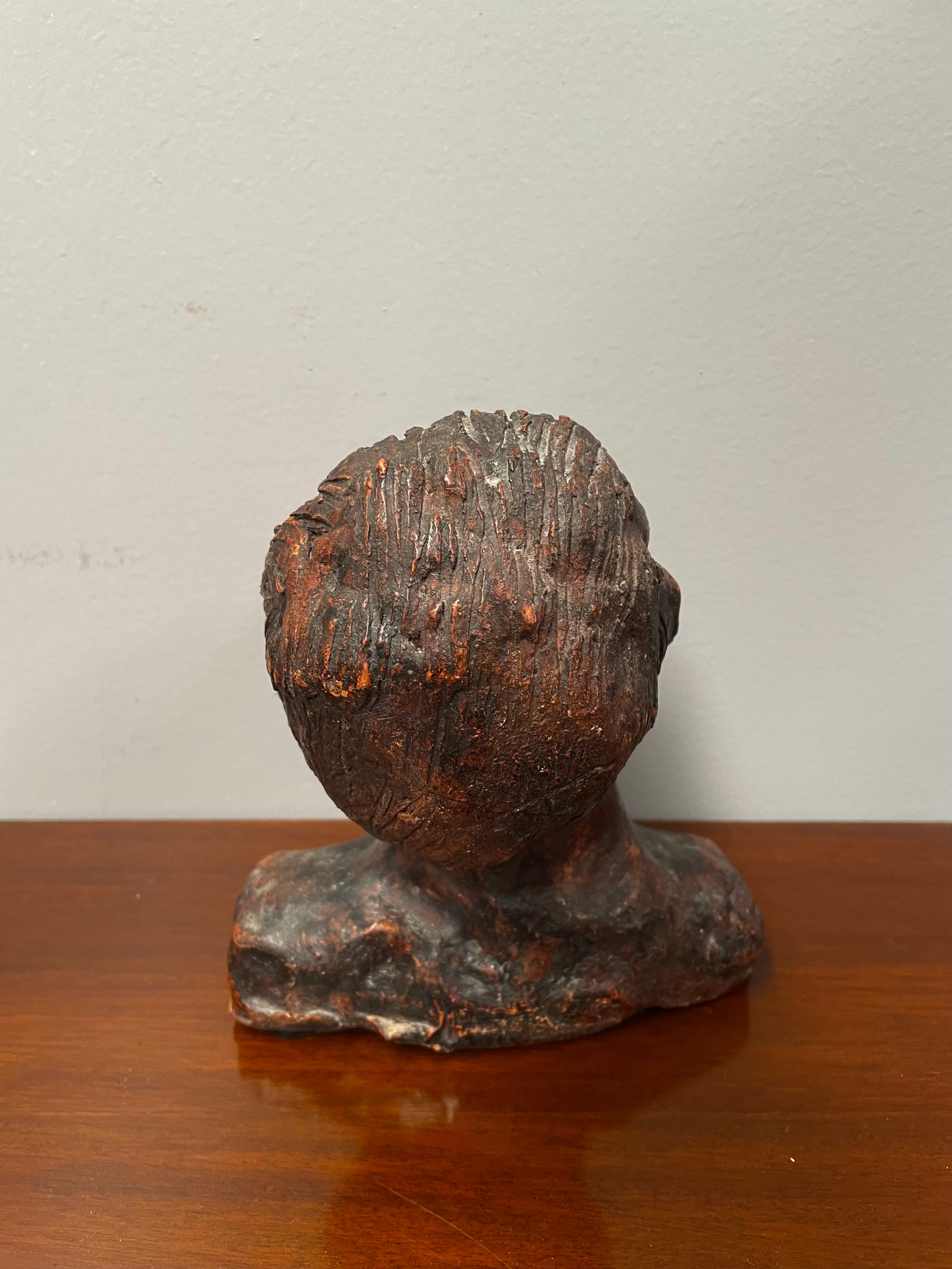 Superb Vintage Hand Sculptured Terracotta Bust | Antique & Vintage | Moonee Ponds Antiques | Australia Wide Delivery