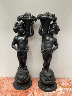 Fabulous pair of French 19th Century Figurines | Antique & Vintage | Moonee Ponds Antiques | Australia Wide Delivery