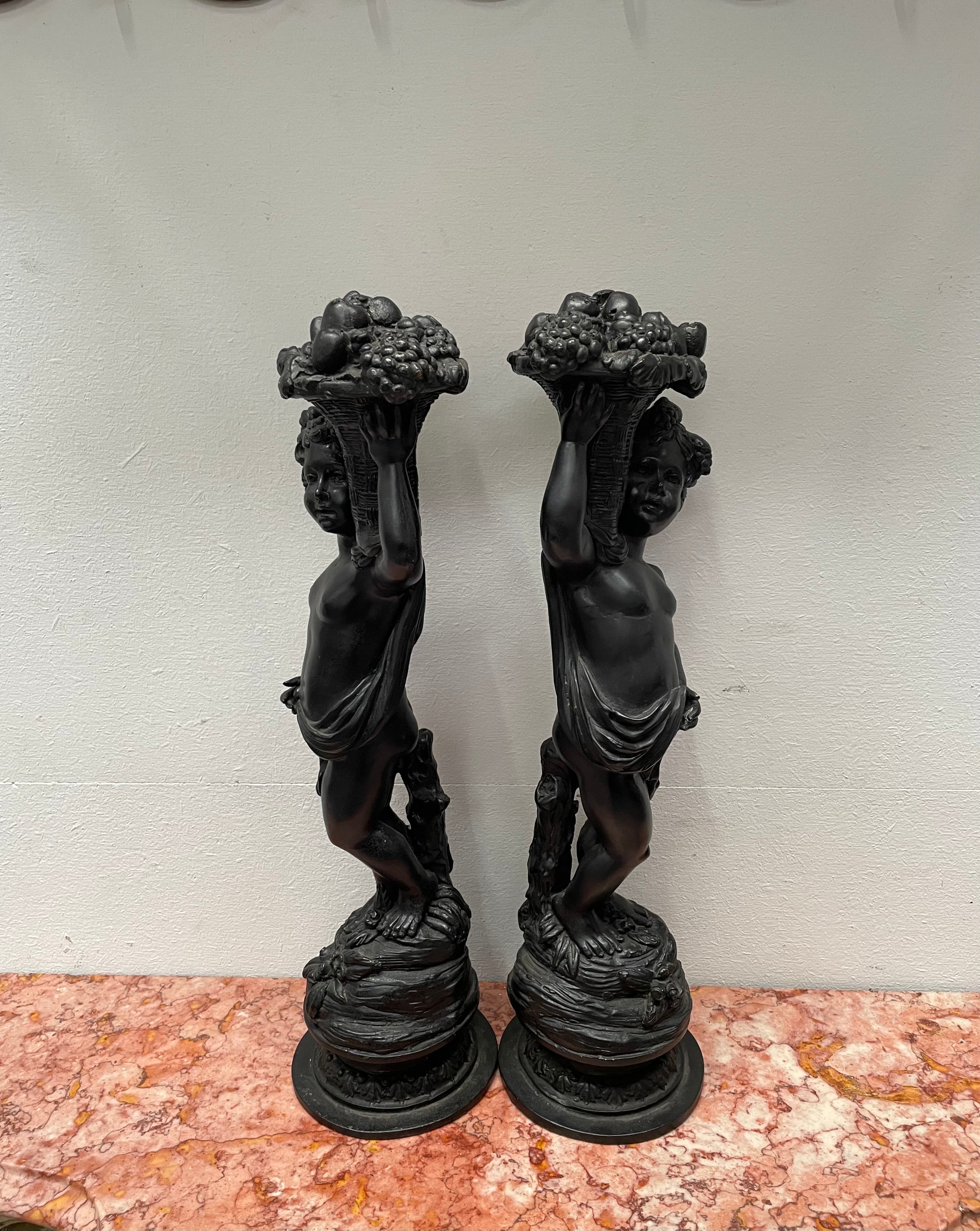 Fabulous pair of French 19th Century Figurines | Antique & Vintage | Moonee Ponds Antiques | Australia Wide Delivery