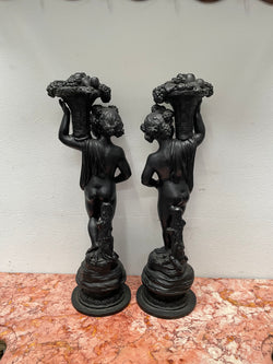 Fabulous pair of French 19th Century Figurines | Antique & Vintage | Moonee Ponds Antiques | Australia Wide Delivery