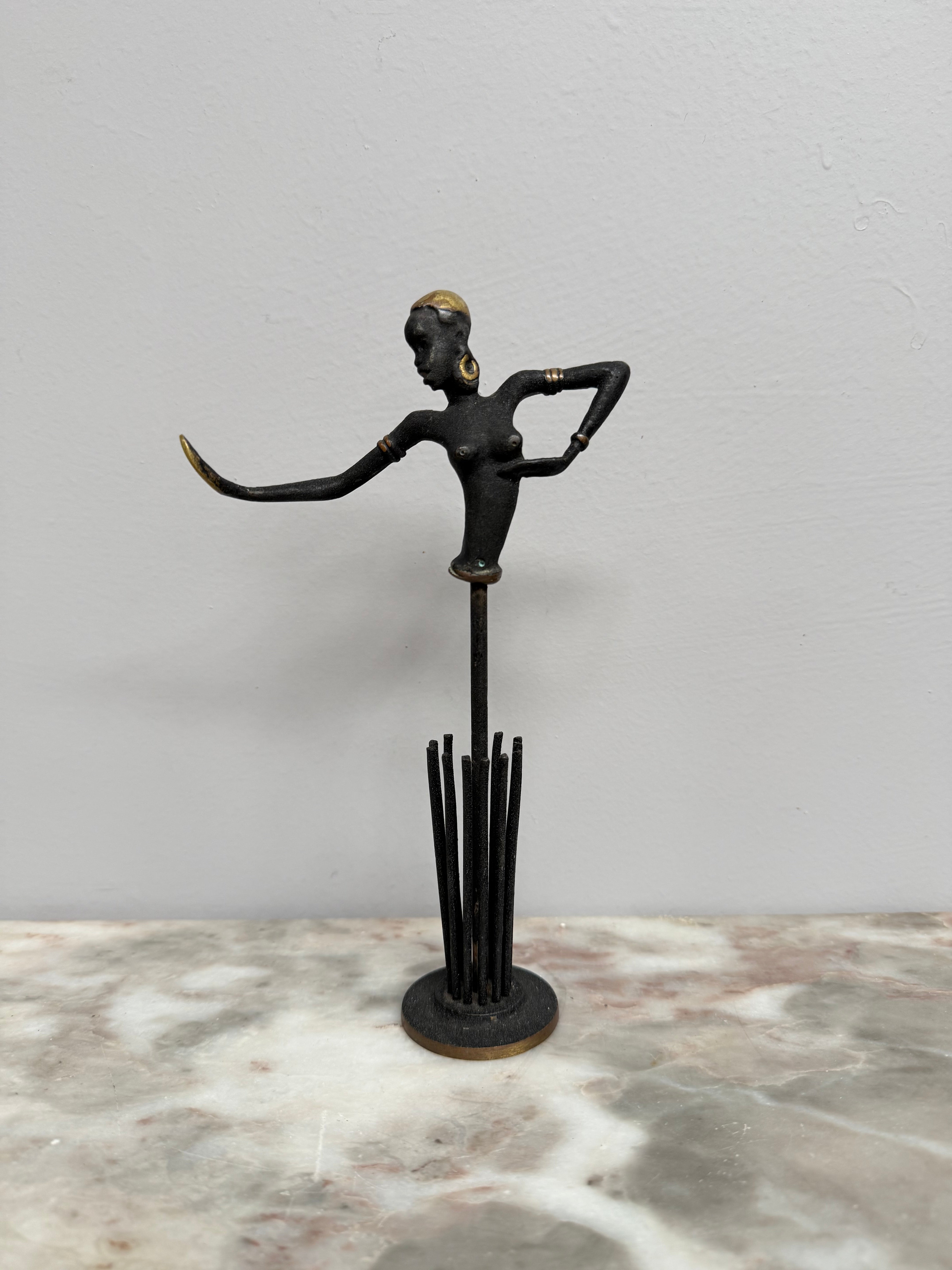 Signed Paris Art Bronze Napkin Holder | Antique & Vintage | Moonee Ponds Antiques | Australia Wide Delivery
