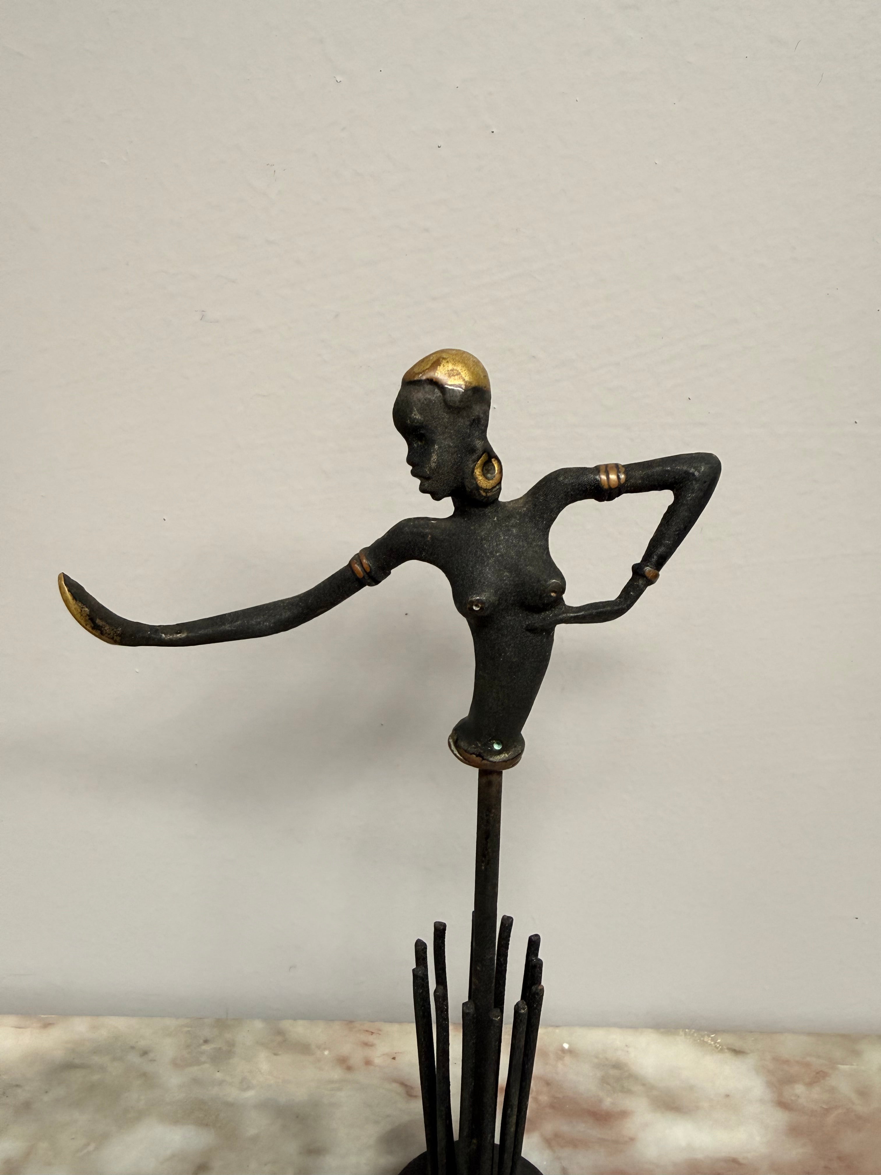 Signed Paris Art Bronze Napkin Holder | Antique & Vintage | Moonee Ponds Antiques | Australia Wide Delivery
