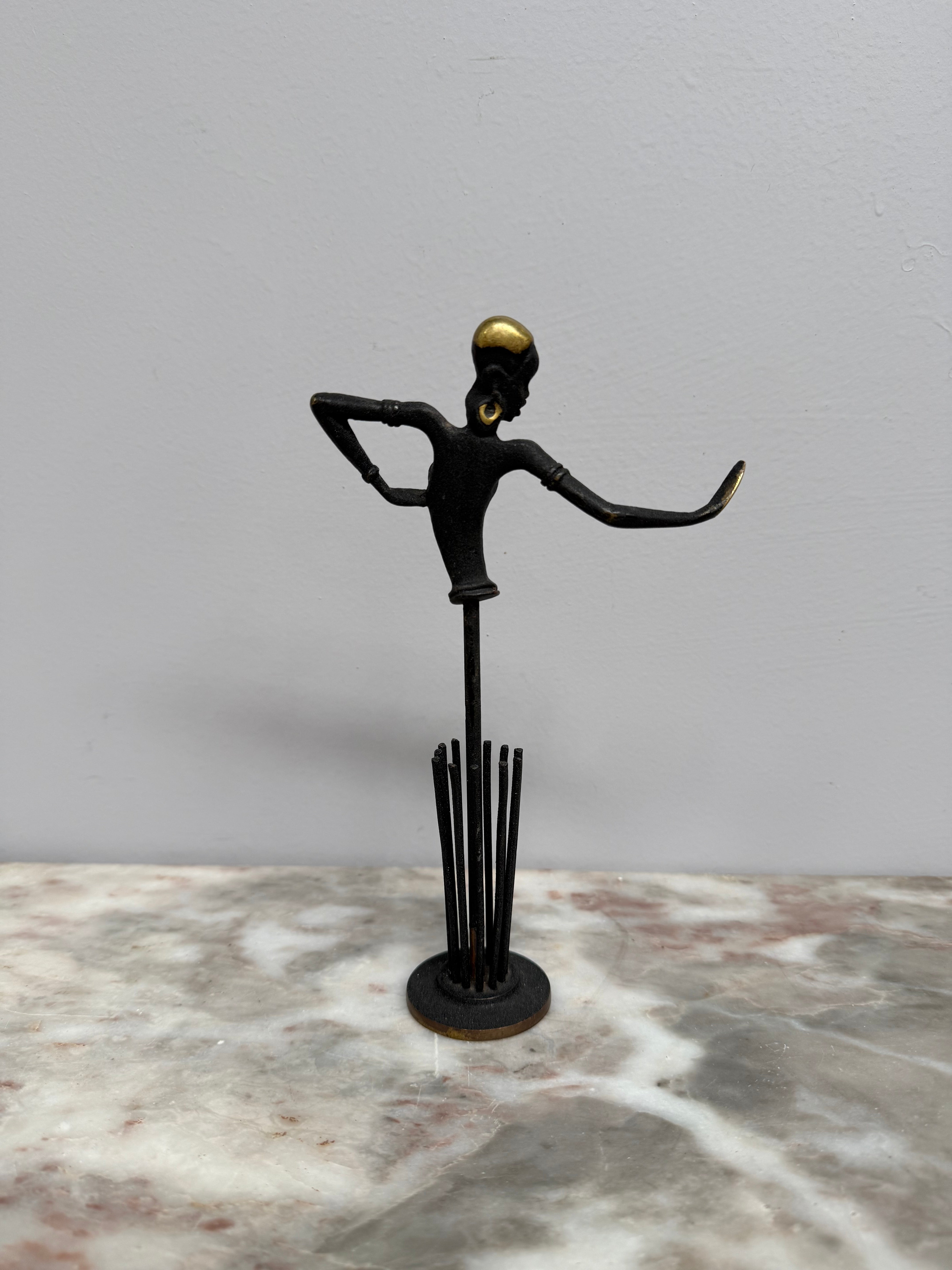 Signed Paris Art Bronze Napkin Holder | Antique & Vintage | Moonee Ponds Antiques | Australia Wide Delivery