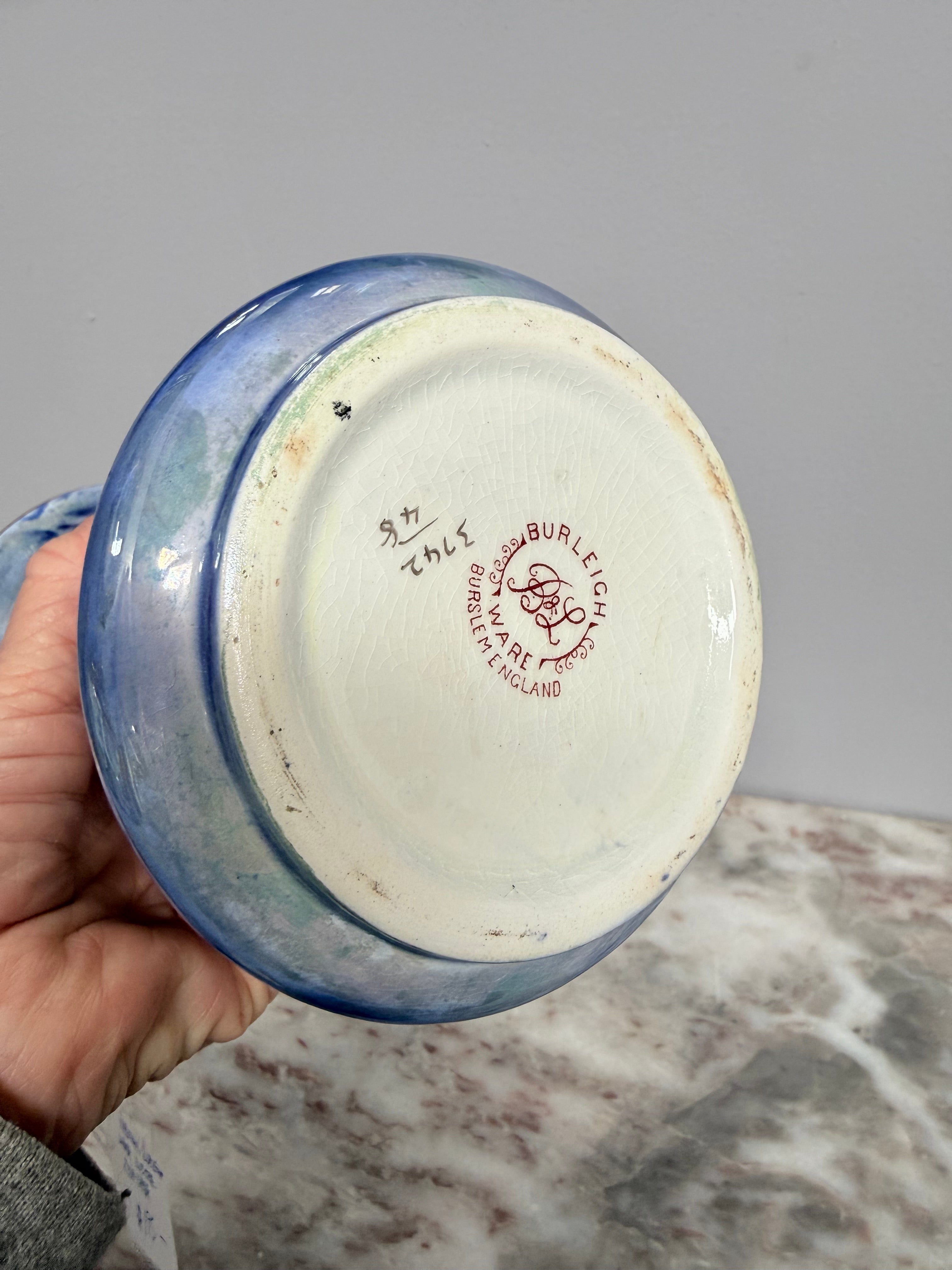 Burleigh Ware Lustre Fish Decorated Vase | Antique & Vintage | Moonee Ponds Antiques | Australia Wide Delivery