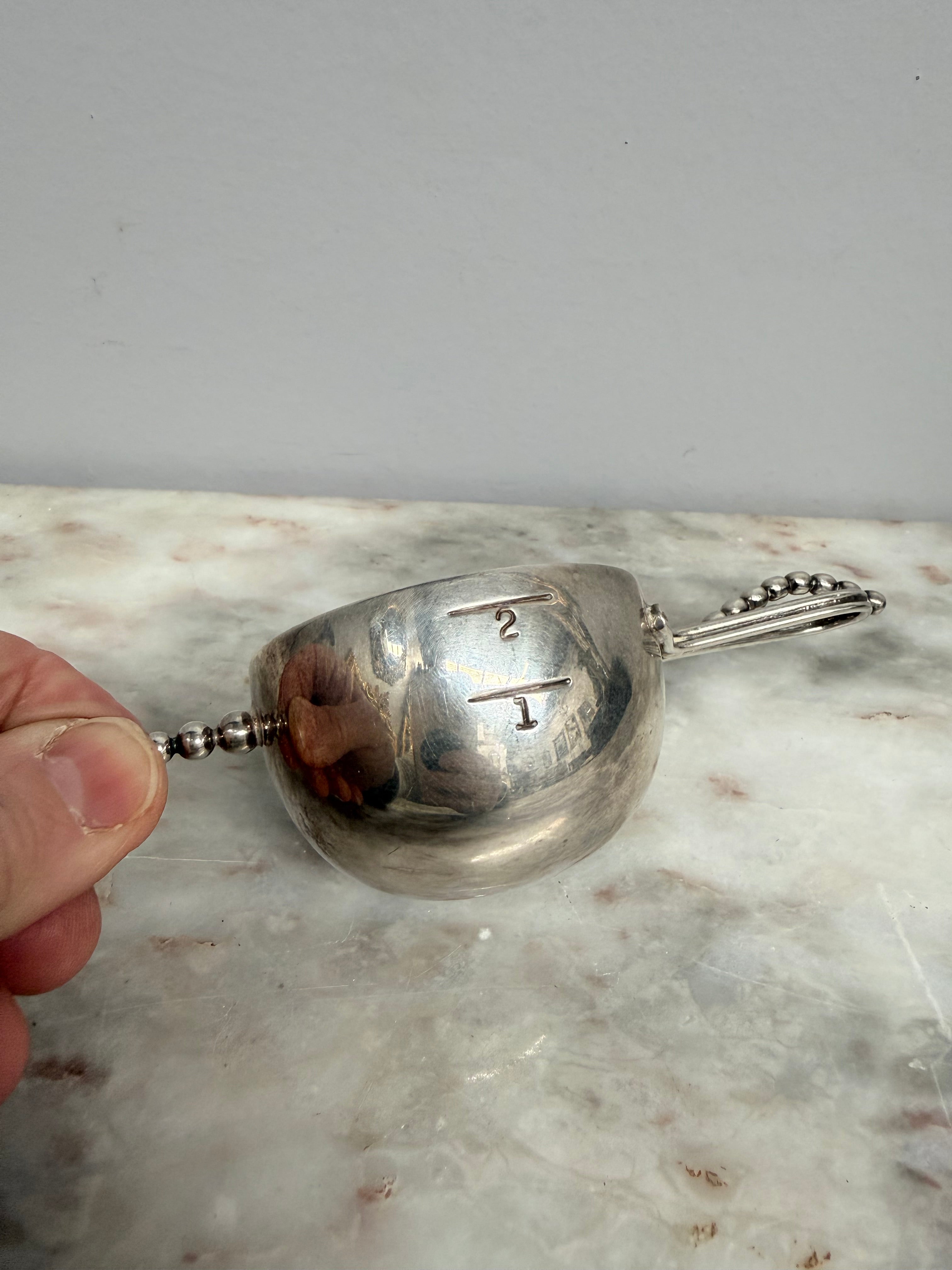 Vintage Napier Silver Plated Jigger 1/2 Ounces C1930's | Antique & Vintage | Moonee Ponds Antiques | Australia Wide Delivery