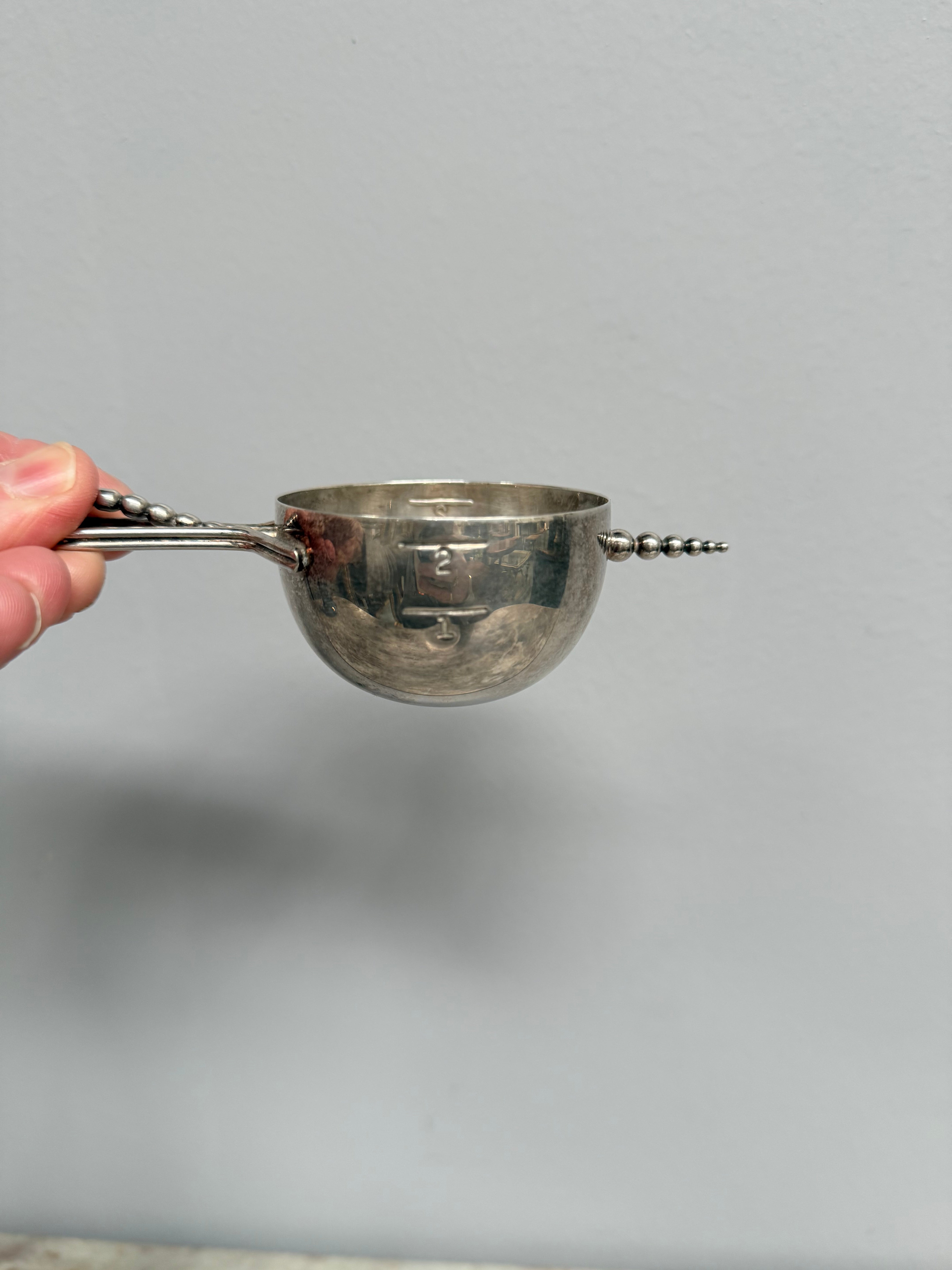 Vintage Napier Silver Plated Jigger 1/2 Ounces C1930's | Antique & Vintage | Moonee Ponds Antiques | Australia Wide Delivery