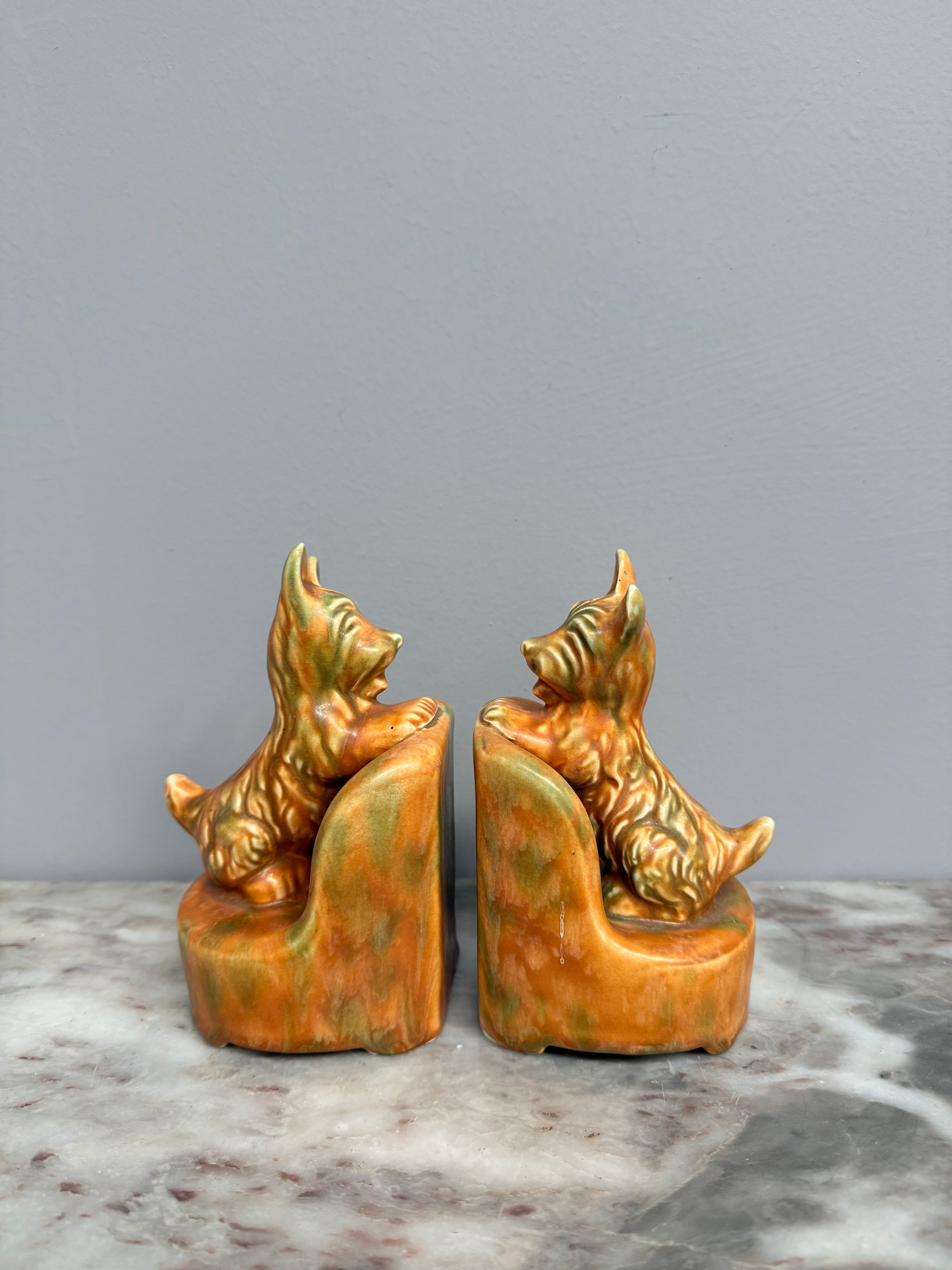Beswick Pair of Vintage Scottish Dog Bookends | Antique & Vintage | Moonee Ponds Antiques | Australia Wide Delivery