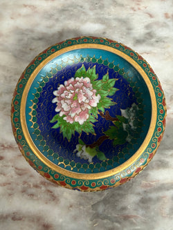 Vintage Chinese Cloisonne Gilt Enamel Decorated Bowl | Antique & Vintage | Moonee Ponds Antiques | Australia Wide Delivery