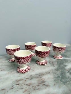 Rare Vintage Set of Six Masons Vista England Egg Cups | Antique & Vintage | Moonee Ponds Antiques | Australia Wide Delivery