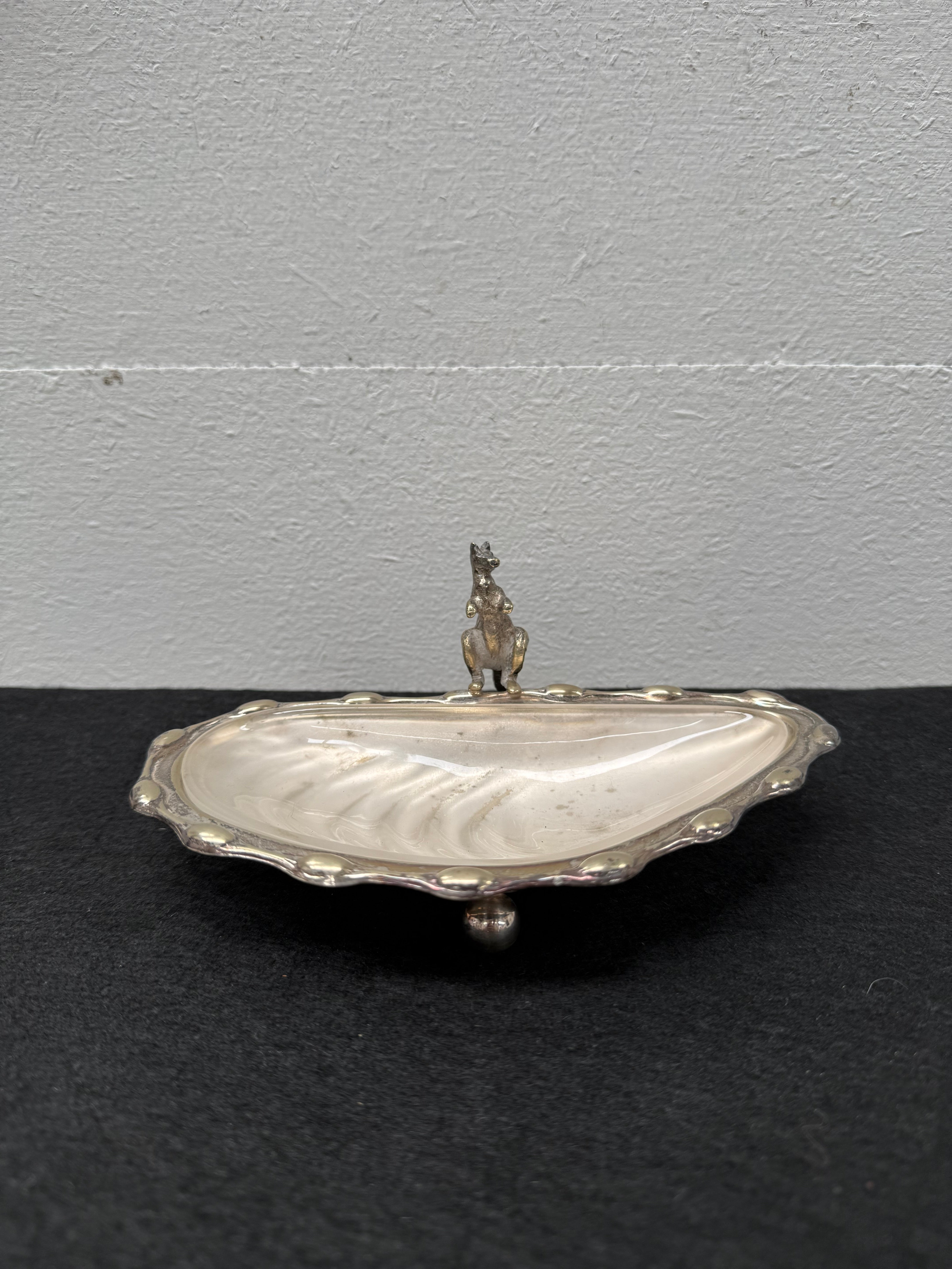 Vintage Silver Plated Kangaroo Shell Shaped Dish | Antique & Vintage | Moonee Ponds Antiques | Australia Wide