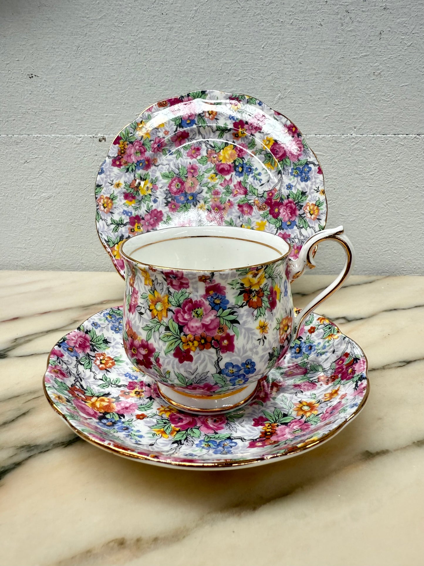 Royal Albert Floral Trio