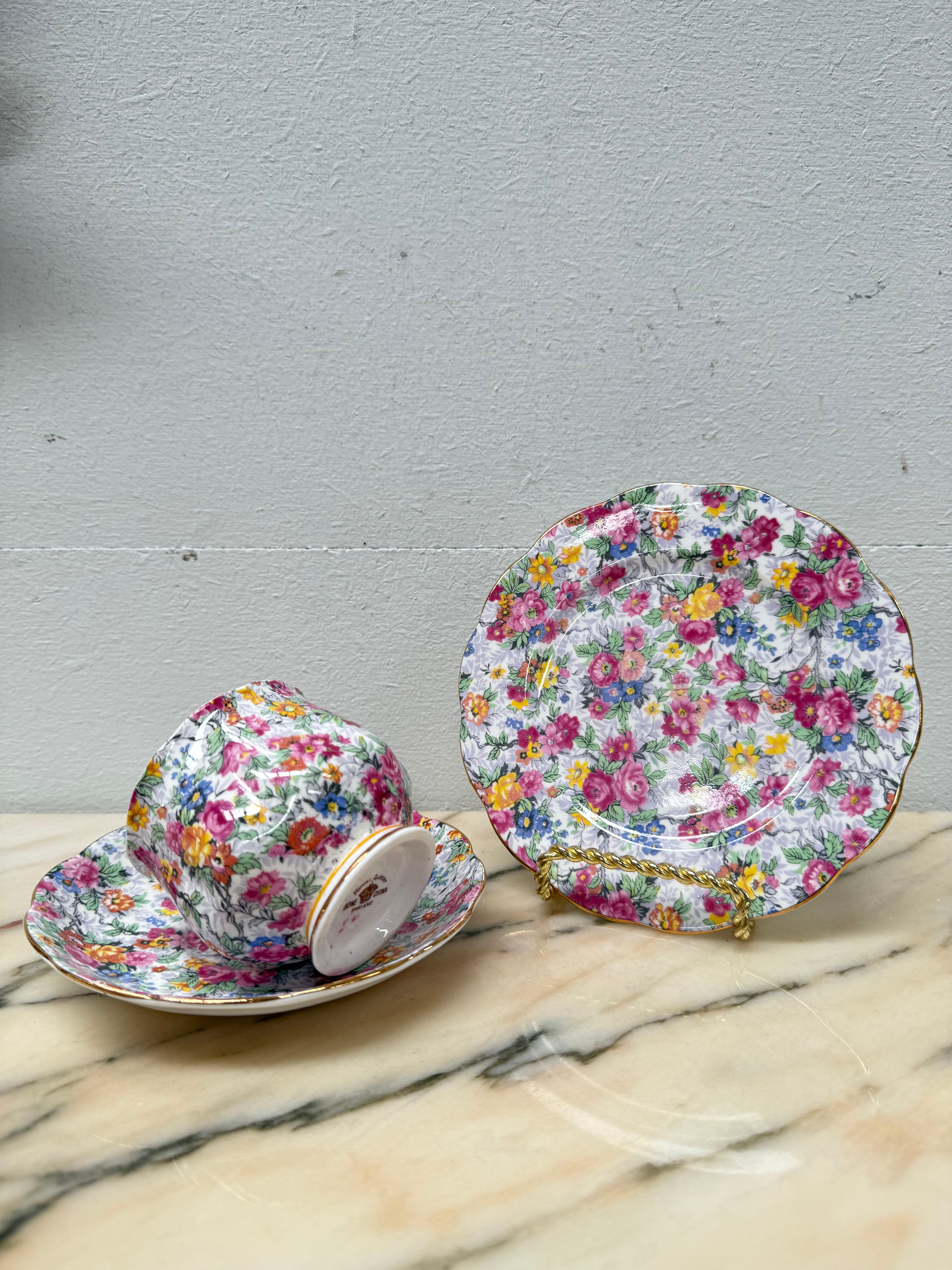 Royal Albert Floral Trio