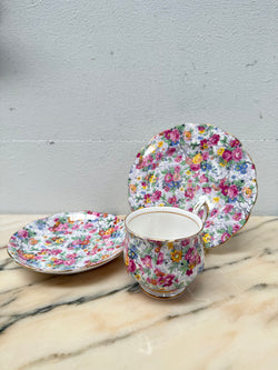 Royal Albert Floral Trio | Antique & Vintage | Moonee Ponds Antiques | Australia Wide Delivery