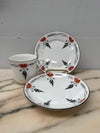 Shelley Red Poppy Trio | Antique & Vintage | Moonee Ponds Antiques | Australia Wide Delivery
