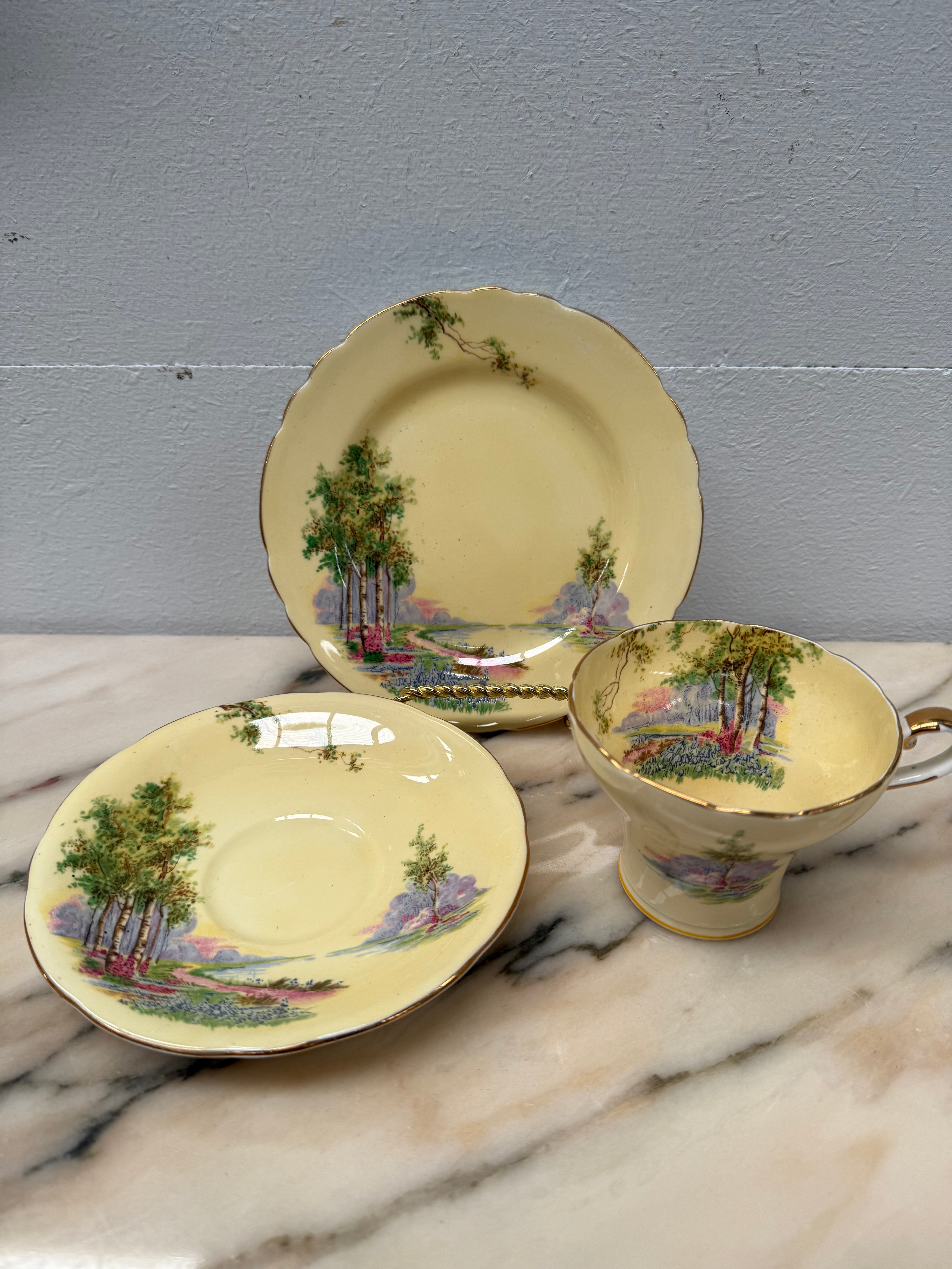 Aynsley Trio Bluebell Time | Antique & Vintage | Moonee Ponds Antiques | Australia Wide Delivery