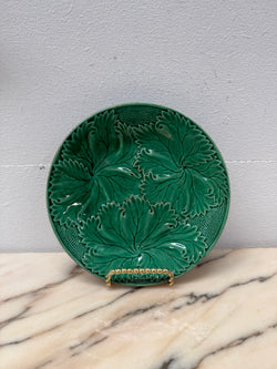 Antique Majolica Green Leaf Dish | Antique & Vintage | Moonee Ponds Antiques | Australia Wide Delivery