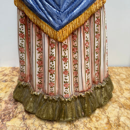 Vintage Italian Large Ceramic Hand Painted Dog Figure C1960's