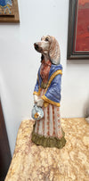 Vintage Italian Large Ceramic Hand Painted Dog Figure C1960's | Antique & Vintage | Moonee Ponds Antiques | Australia Wide Delivery