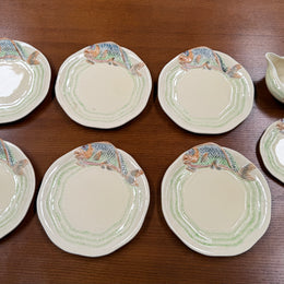 Vintage Clarice Cliff Jumping Fish Service