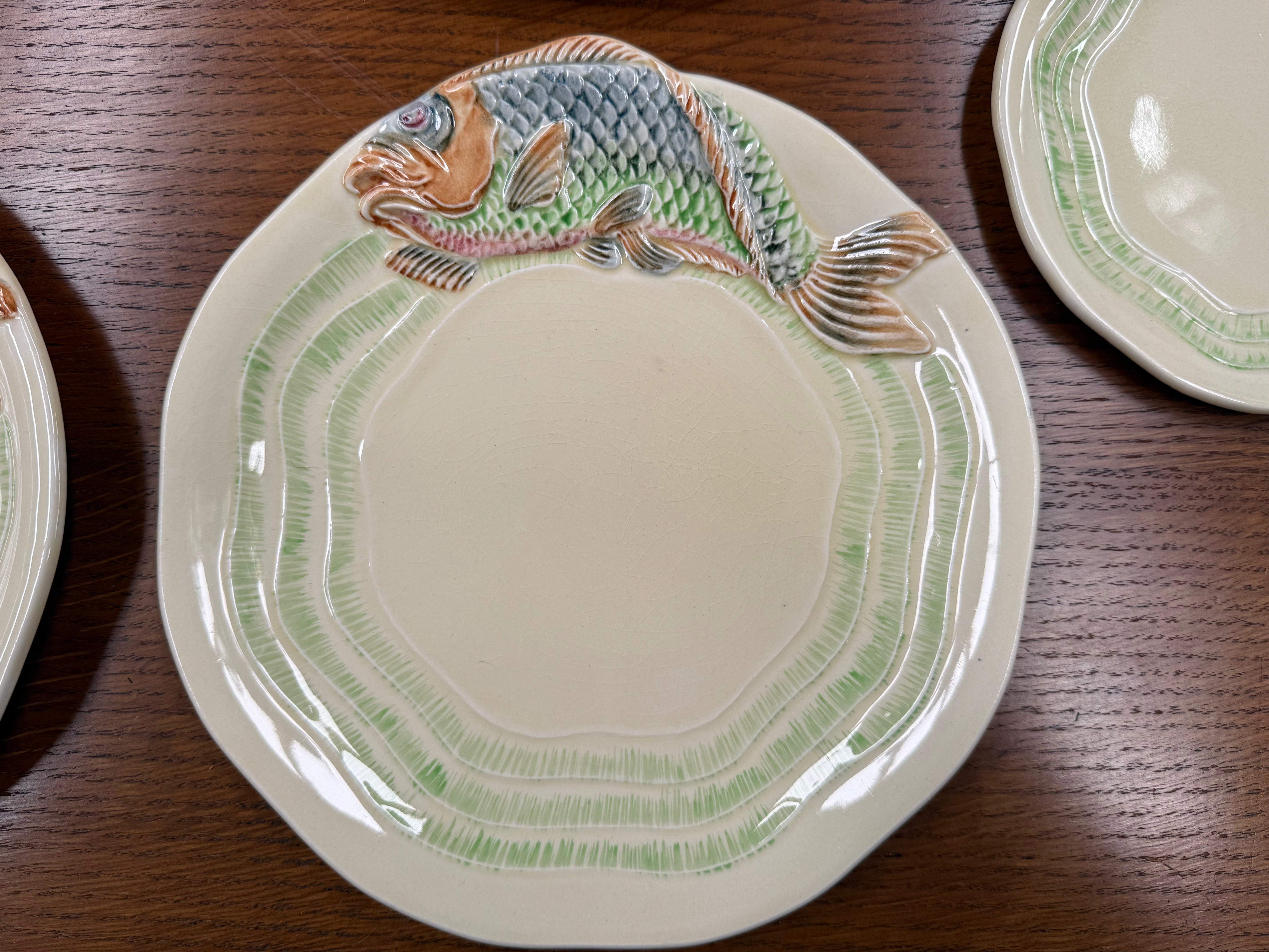 Vintage Clarice Cliff Jumping Fish Service | Antique & Vintage | Moonee Ponds Antiques | Australia Wide Delivery