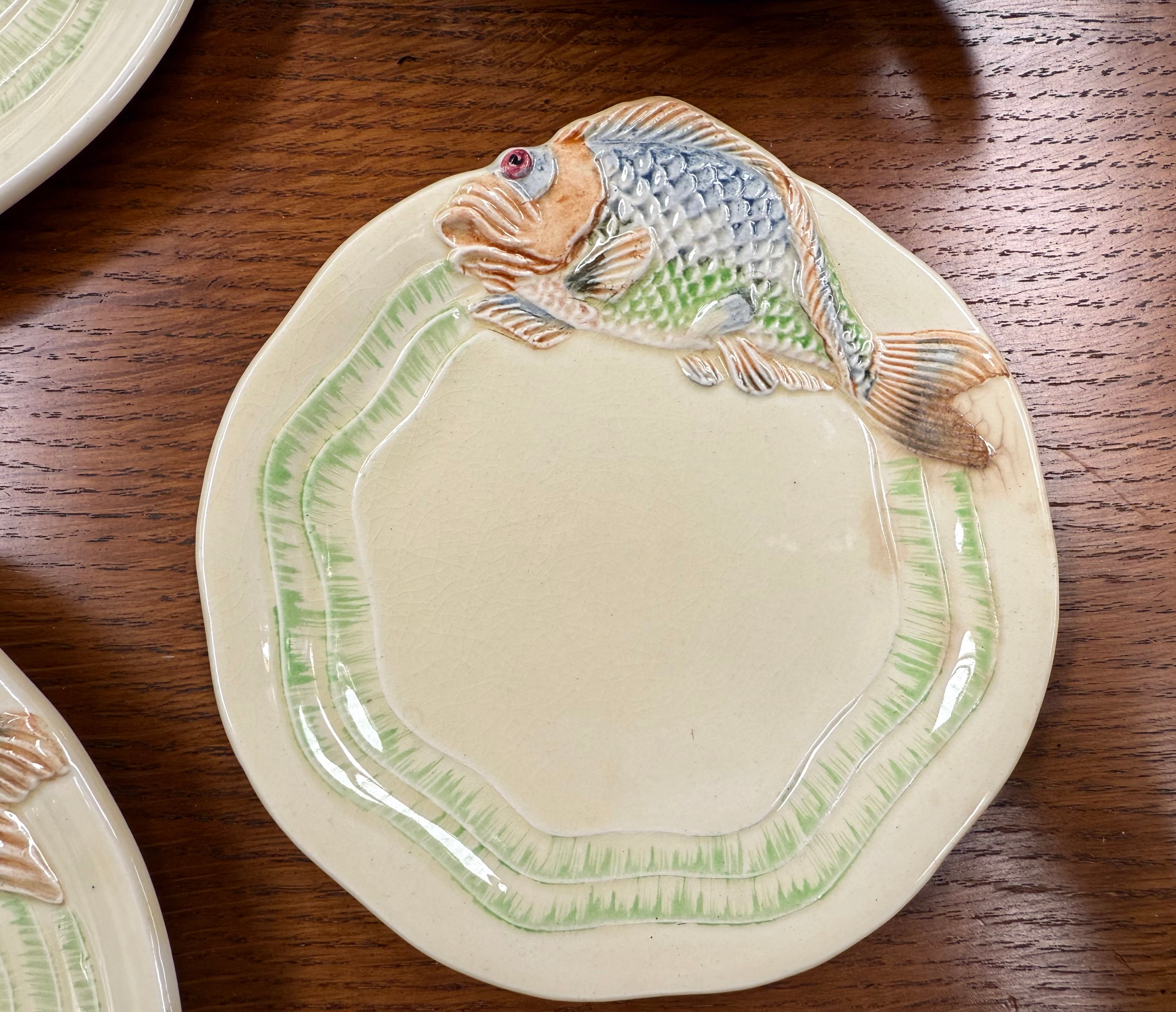 Vintage Clarice Cliff Jumping Fish Service | Antique & Vintage | Moonee Ponds Antiques | Australia Wide Delivery